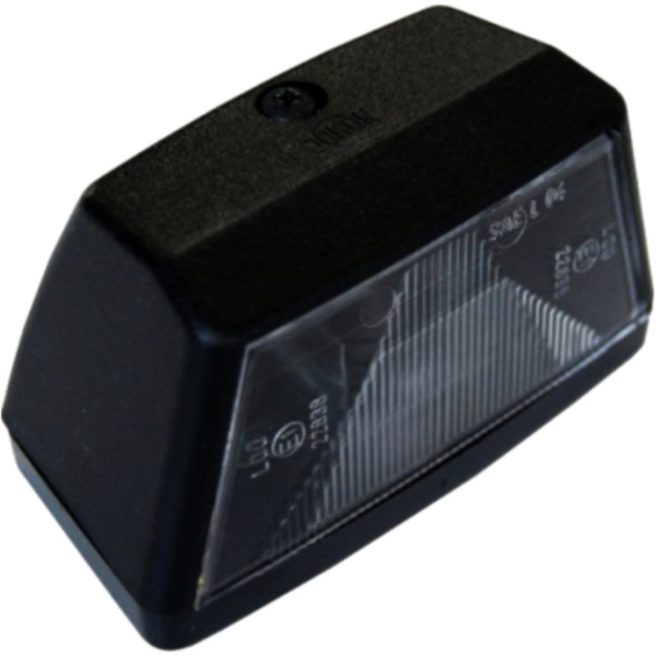 Number plate light anh glass