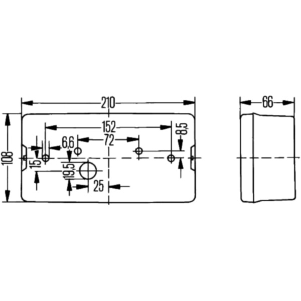 Tail light / rear light - right 2SD006040041_1