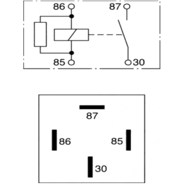 Relais Horn 12V 30A