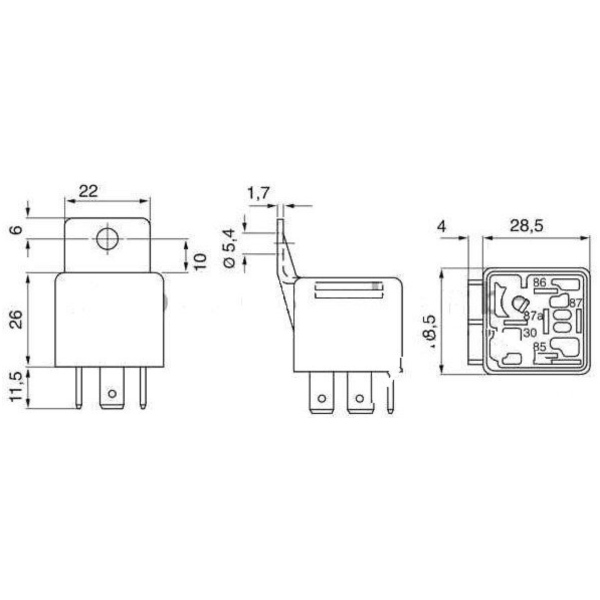 relay universal 12V small_2