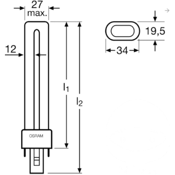 Leuchtstoffröhre S11W/840_2