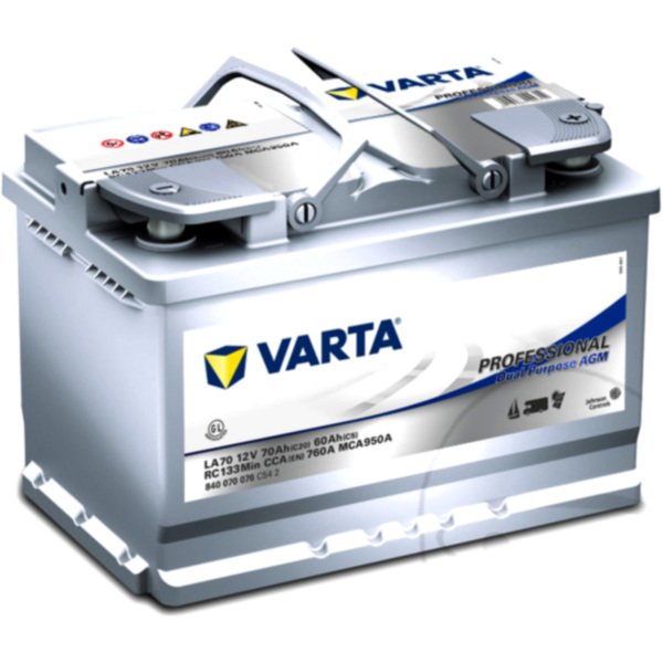 Batterie Professional 12V 70AH Varta for: AGM