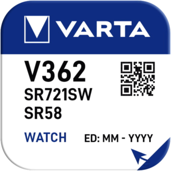 Gerätebatterie V362 Varta