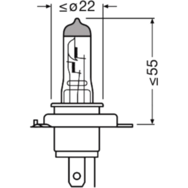 Lampe H4 12V60/55W Osram Duo Night Breaker Laser_2