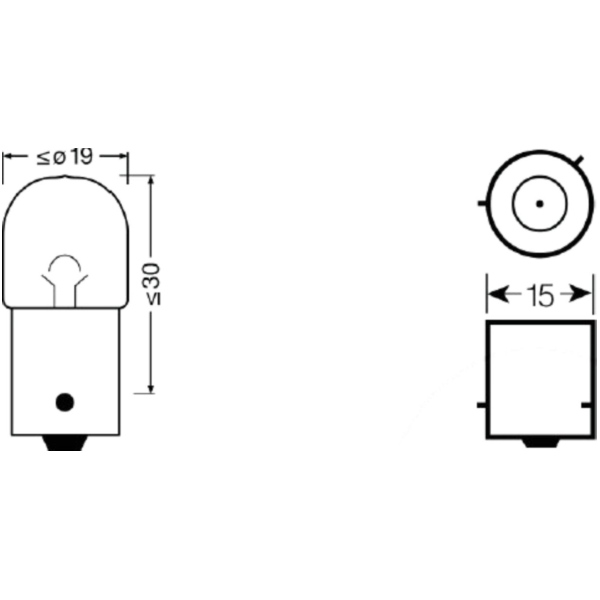 Bulb 12v 10w bau15s_1