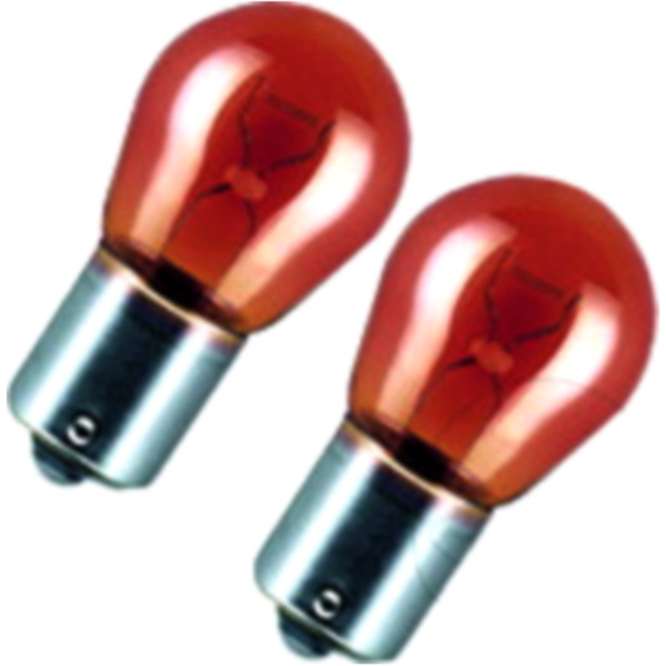 Bulb 12v21w bau15s amber 7507