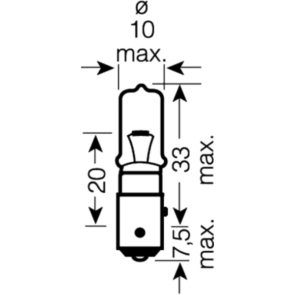 Bulb 12v21w bay9s_1