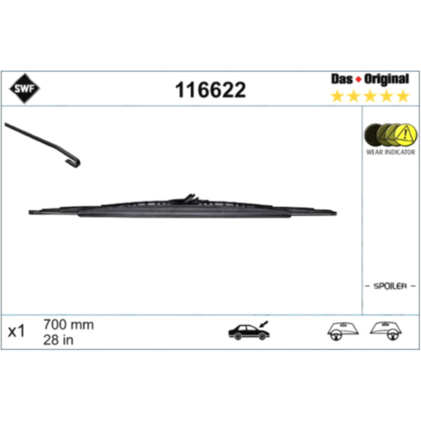 Wischblatt Einzeln SWF siehe 1730559       01/25