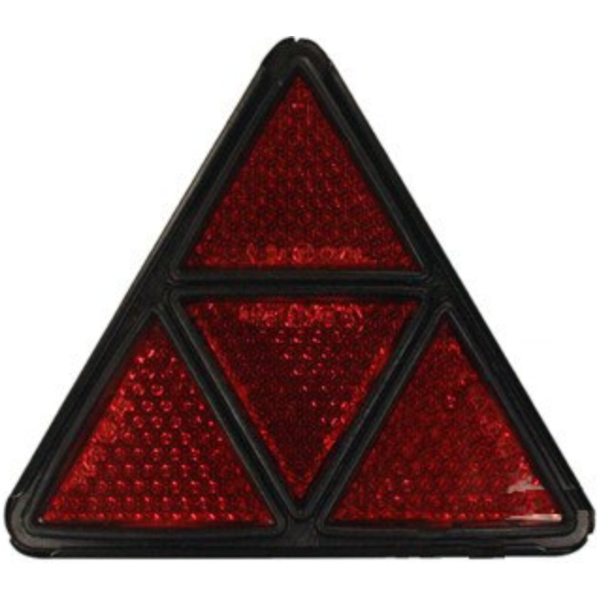Reflector / cat's eye  Dreieck red