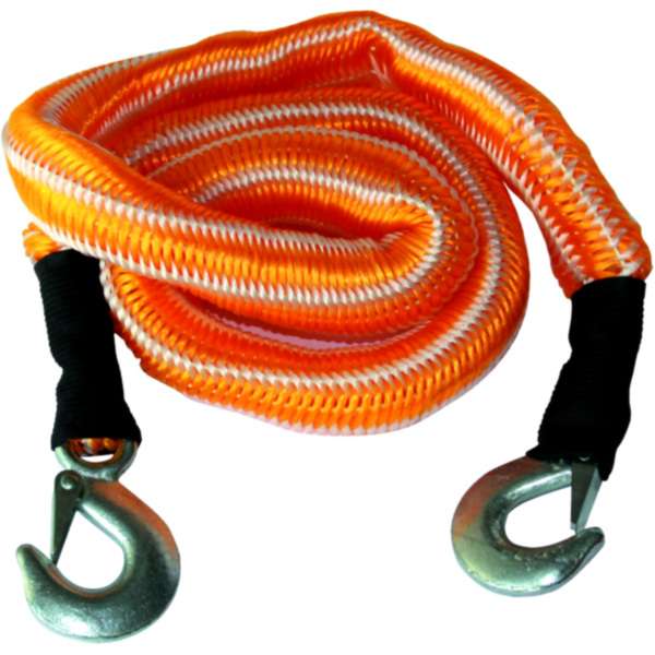 Abschleppseil Stretch -2500 kg 2 Lasthaken