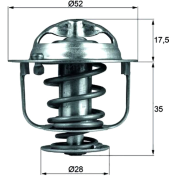 Thermostat SIMPLE Fit ID 82C mit Dichtung MQ 3271764