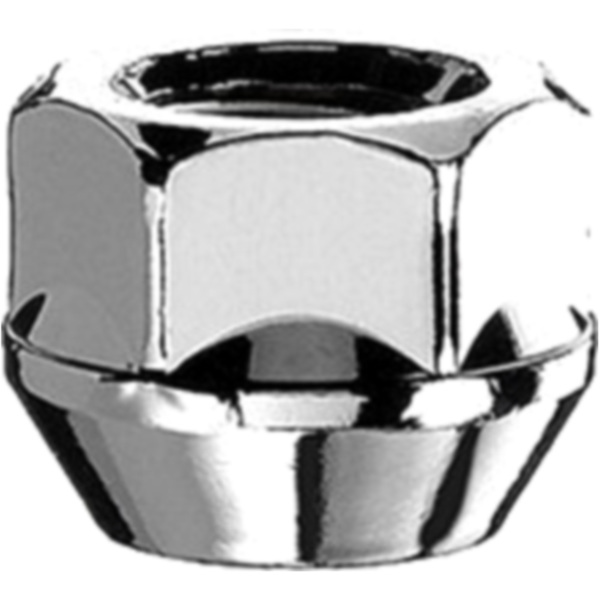 Radmutter M14 x 1.5 Kegelbund 19 silber PACK10STK Alternative: 3920120