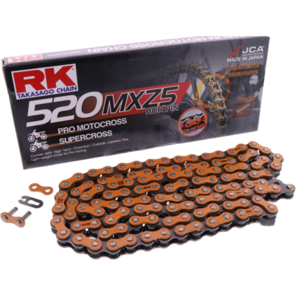 Rk std chain or520mxz5/118 fitting for KTM SX-F  450  2008, 58 PS, 43 kw