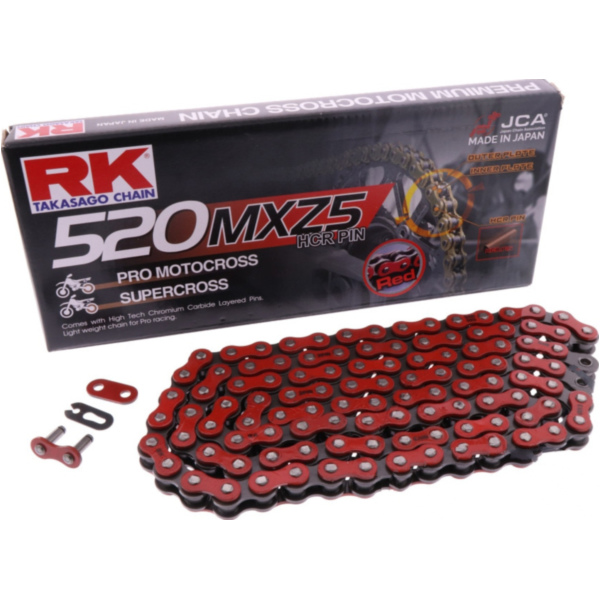 Rk std chain rt520mxz5/112 fitting for Kawasaki KX  250 KX250TTA 2008, 43,5 PS, 32 kw