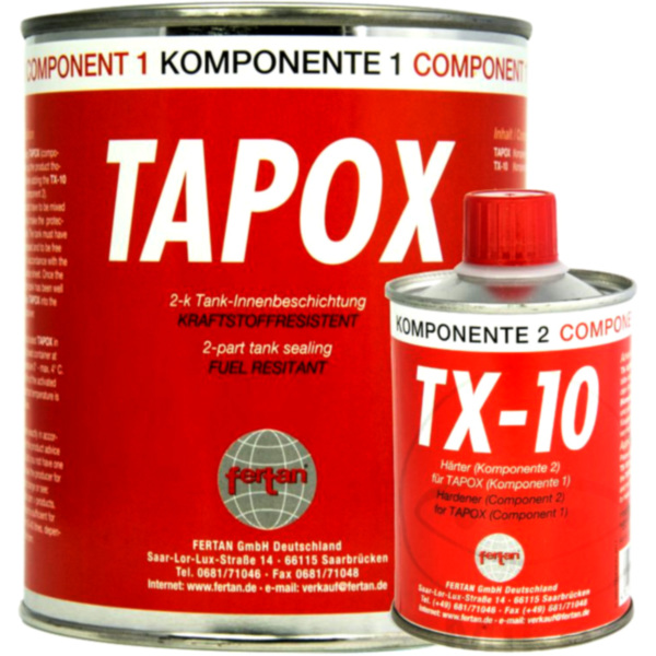 Tapox petrol fuel tank sealant