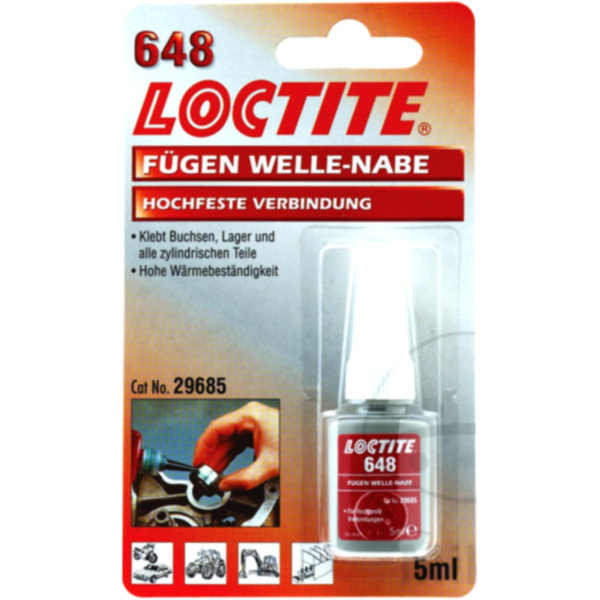 BUSH/ BEARING RETAINING COMPOUND 5ML LOC