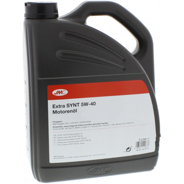 MotorOil 5W40 SYNT 5 Liter JMC