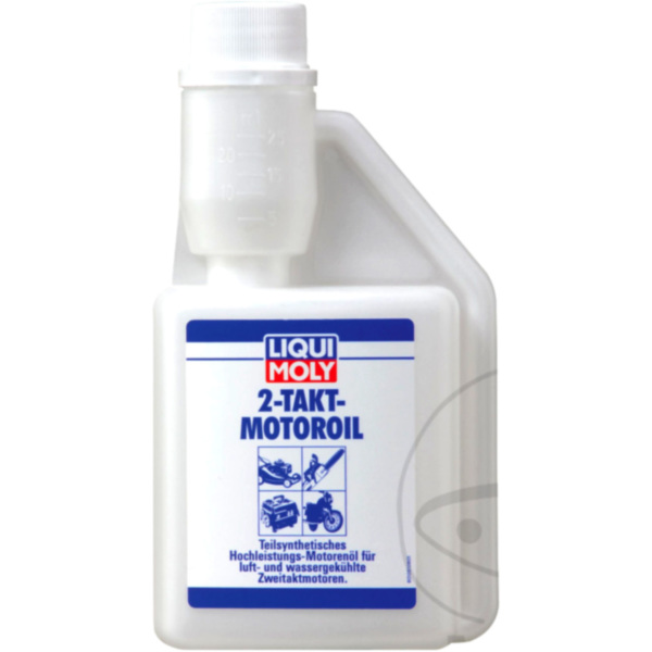 Oil 2T-SELBSTM 0.25 Liter Liqui Moly fitting for Piaggio TPH TyphoonKat 50 TEC1T 1995, 4,2 PS, 3,1 kw