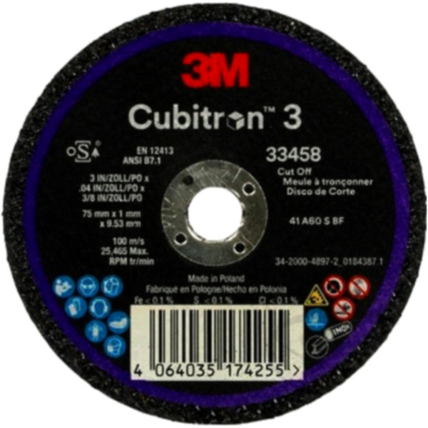 Trennscheibe 75X1.0X9. 5 5 Stahl Cubitron III Alternative: 5645507