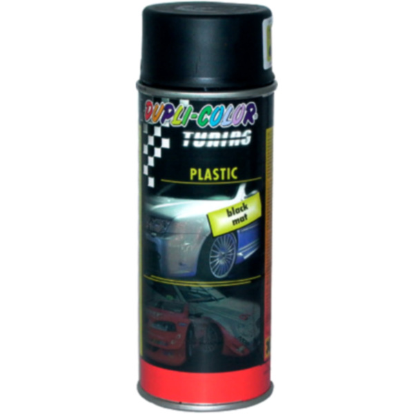 Lackspray Plastik schwarz  400 ml matt