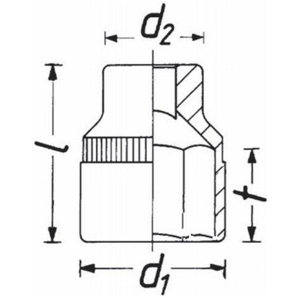 Socket bi-hex 3/4 41_1