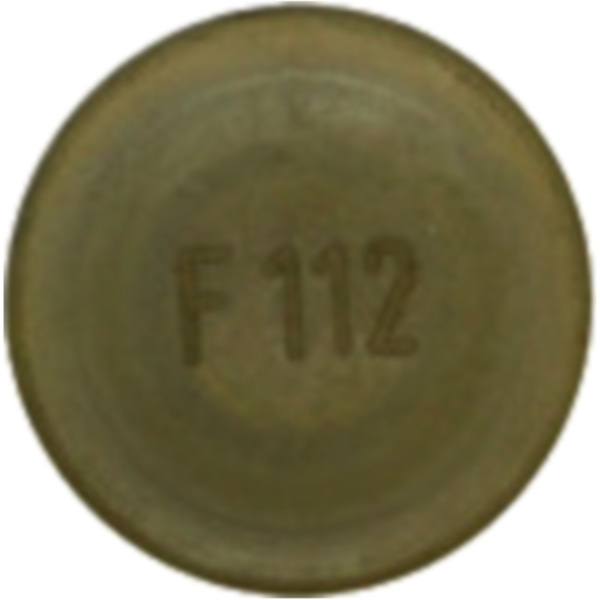 V.-plug f112 15mm white