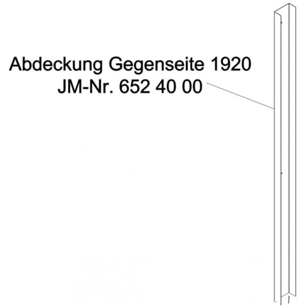Abdeckung GEGENSEITE 580792