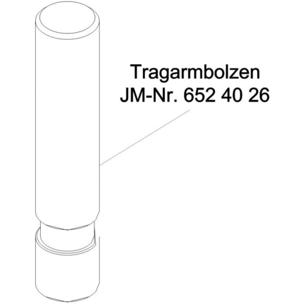 Tragarmbolzen