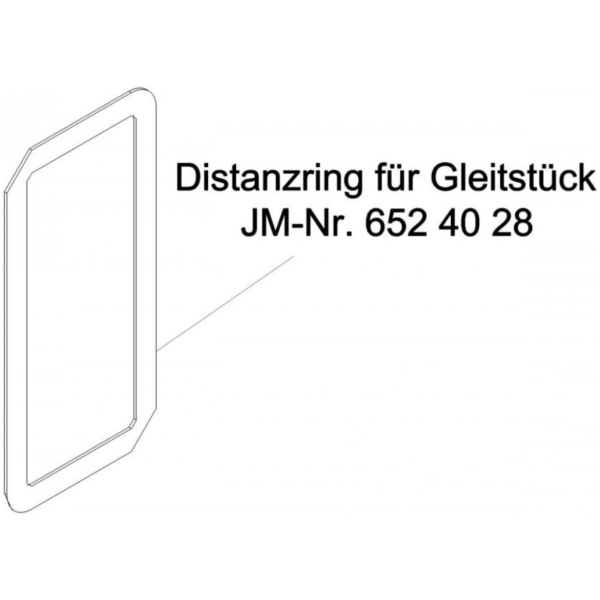 Distanzring Gleitstück