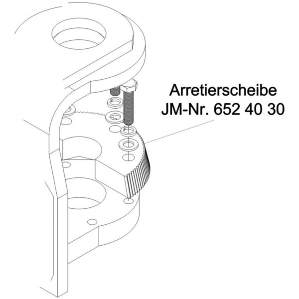 Arretierscheibe