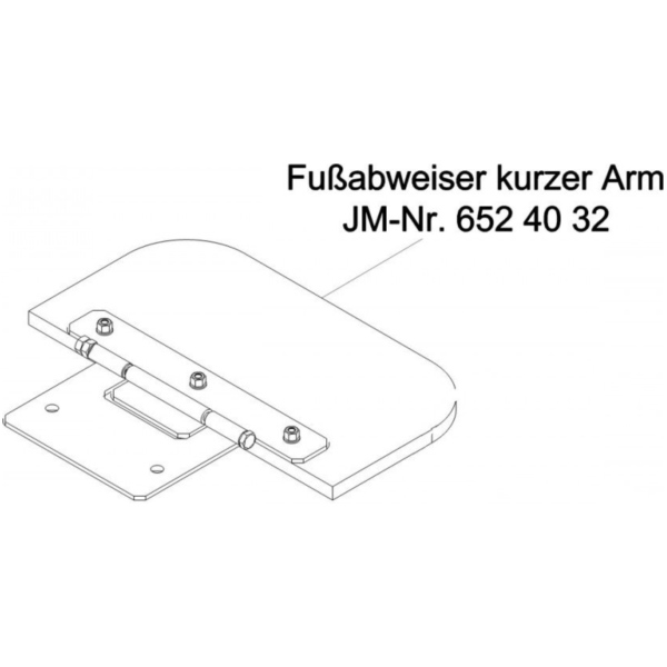 FUSSABWEISER KURZER Arm