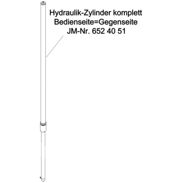 Hydraulic cylinder complete 580838