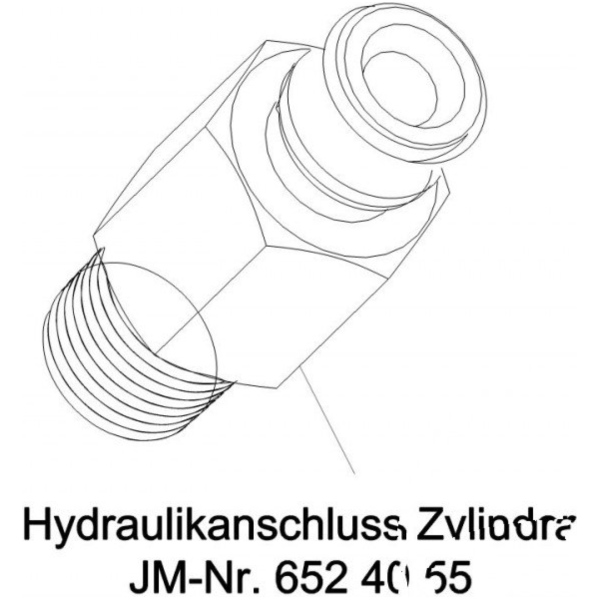 Hydraulikanschluss cylinder