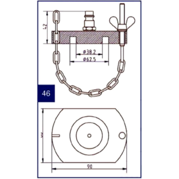 Anschlussdeckel NR.46