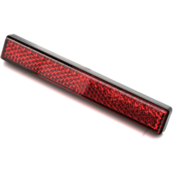 Rear reflector rectangular red