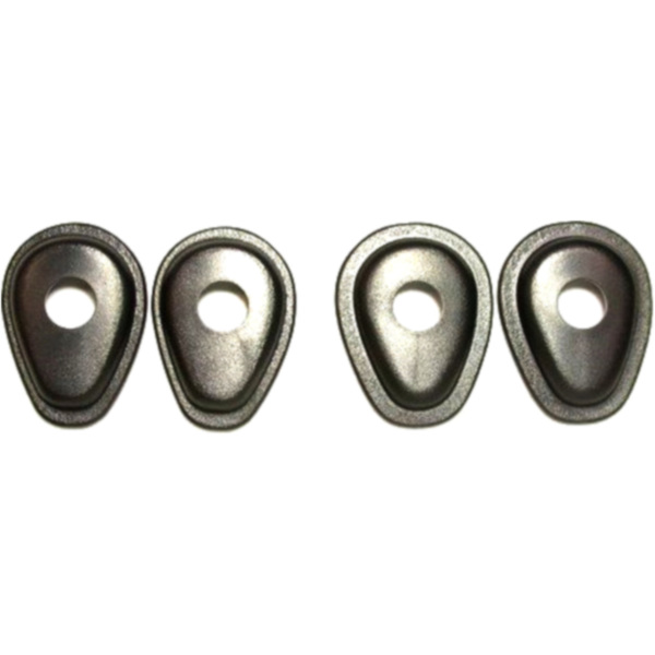 Indicator spacers black BD14HY0002B fitting for Yamaha YZF-R6  600 RJ151 2008, 129 PS, 95 kw