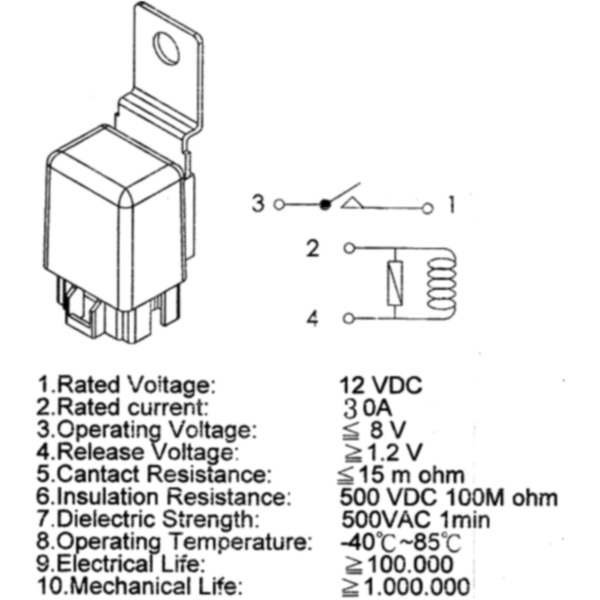 Schaltrelais Universal 12V JMP_1