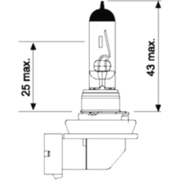 Lampe H11 12V55W JMP_1