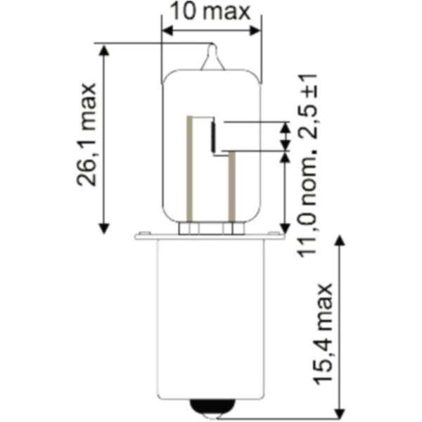 Bulb hs2 6v15w jmp