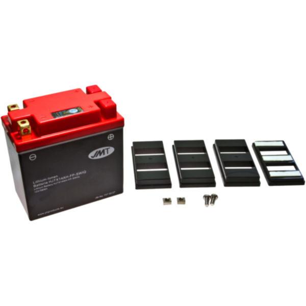 Motorcycle Battery YTX14AH-FP JMT fitting for Malaguti Spidermax  500 7101B271 2007, 40,1 PS, 30 kw