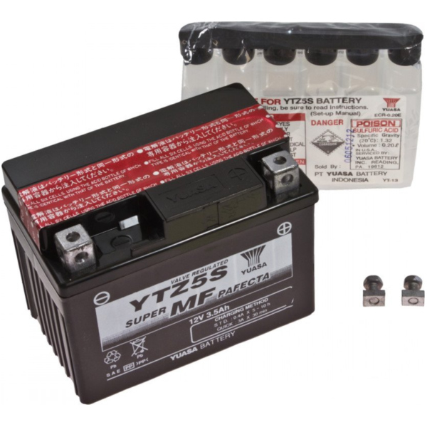 Motorcycle Battery YTZ5S YUASA fitting for Sherco SEF Racing 500  2019, 