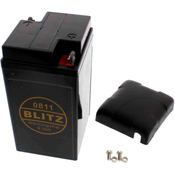 Battery BLITZ 0811 gel black, Maintenance free