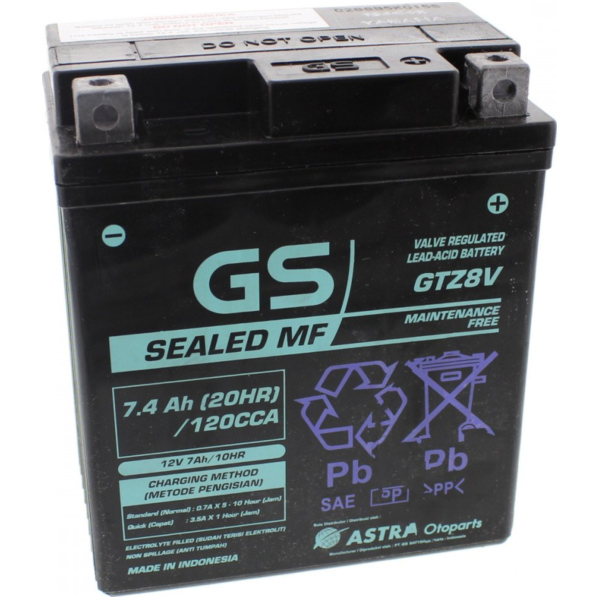 Motorradbatterie GTZ8V wet Yuasa Originalersatzteil 1WD-H2100-00