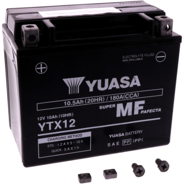 Battery motorcycle ytx12 wet yu fitting for Triumph Bonneville T100 Centennial 800 908MD 2002, 34 PS, 25 kw