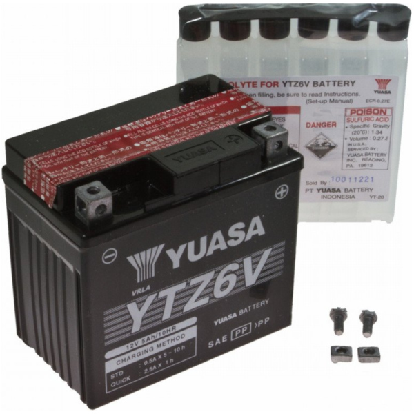 Motorradbatterie YTZ6V DRY Yuasa