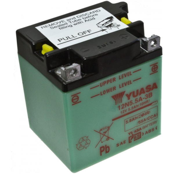 Motorcycle Battery 12N5.5A-3B YUASA