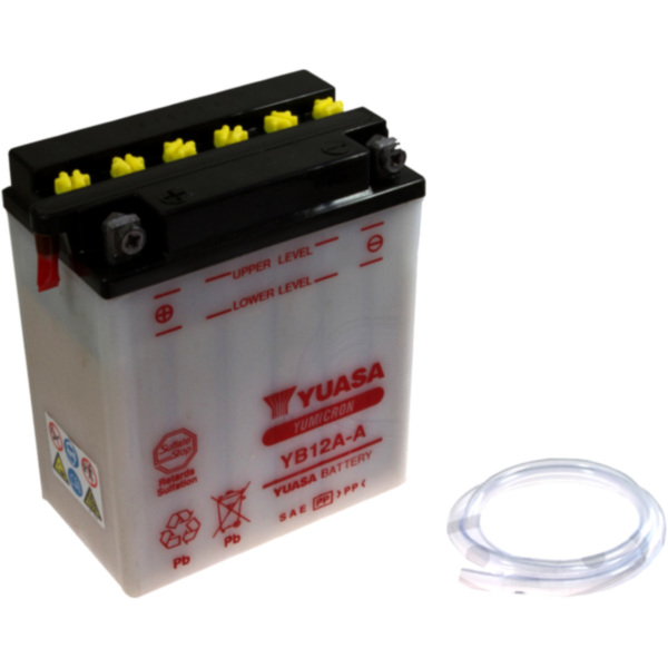 Motorcycle Battery YB12A-A YUASA fitting for Yamaha YX Radian 600  1987, 