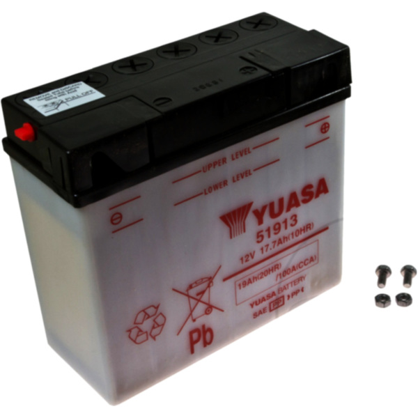 Motorcycle Battery 51913 YUASA fitting for BMW R ABS Doppelzündung 1150 R22/R11RT 2004, 95 PS, 70 kw