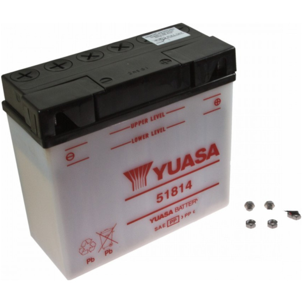 Motorcycle Battery 51814 YUASA