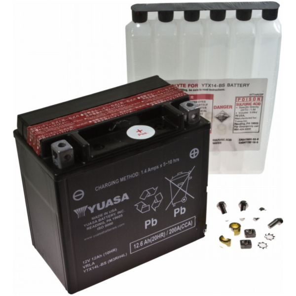 Motorradbatterie YTX14L-BS Yuasa